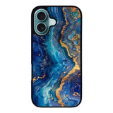 BLUE & GOLD DL00015 iPhone 16 Plus Case Cover