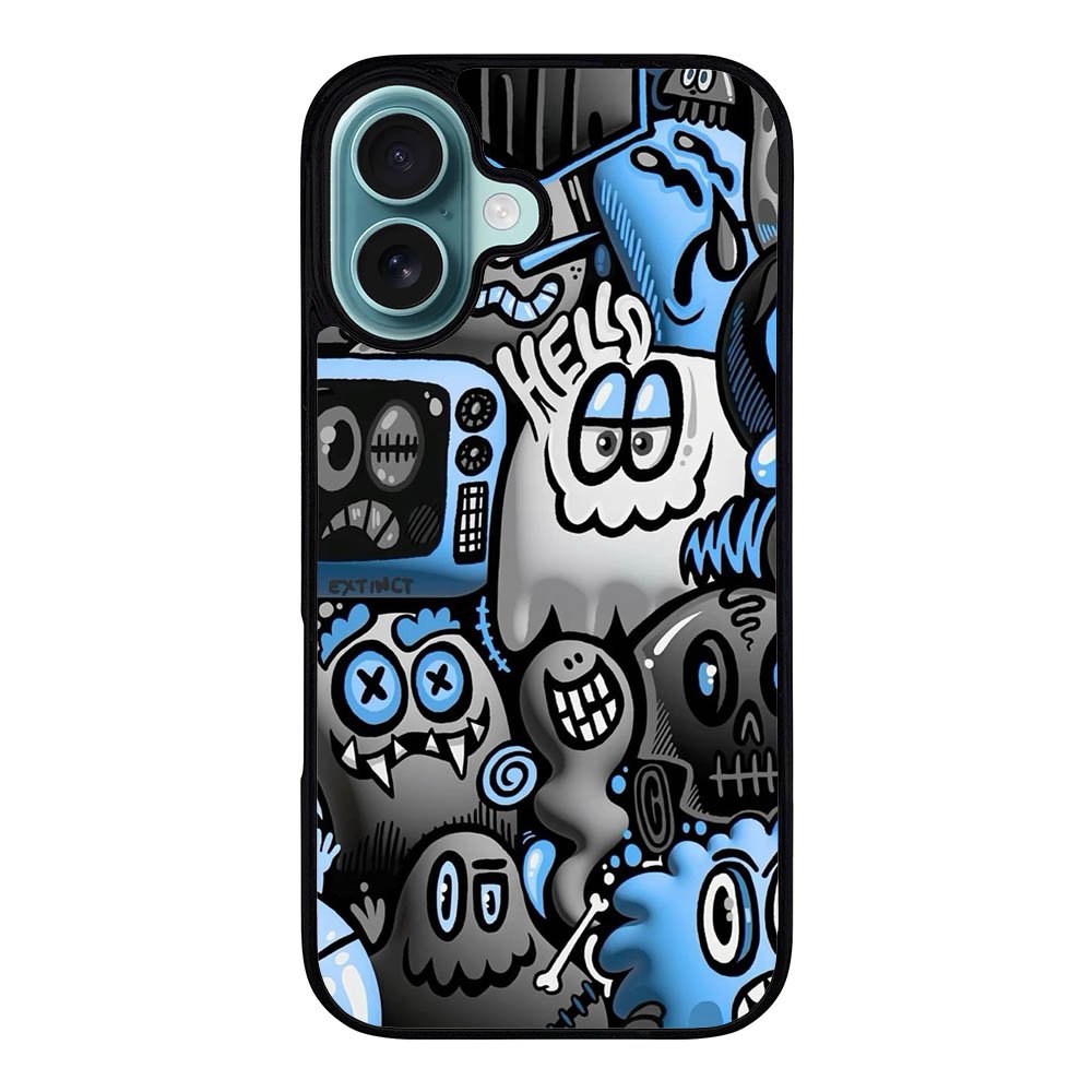 DOODLE GRAFITI DL000213 iPhone 16 Plus Case Cover