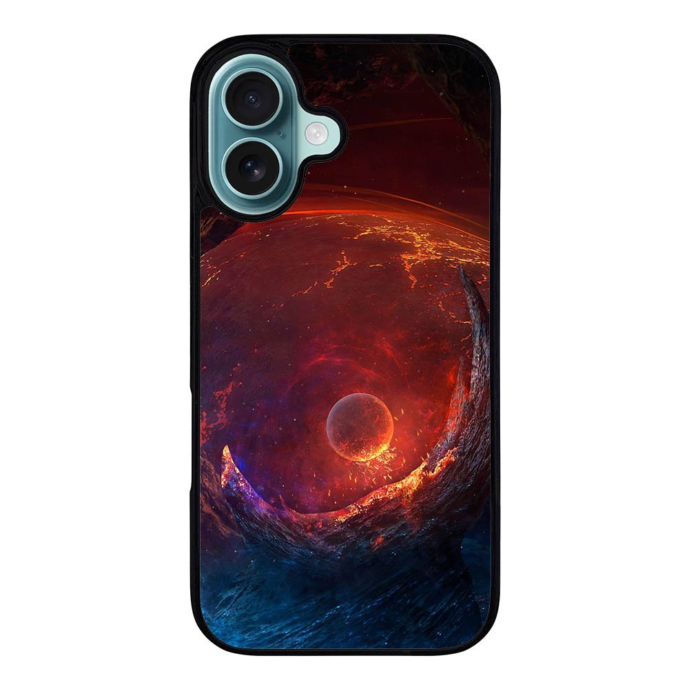 RED BLUE OUTER SPACE DL00293 iPhone 16 Plus Case Cover