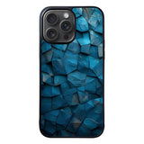 BLUE TEXTURE WALL DL00436 iPhone 16 Pro Case Cover
