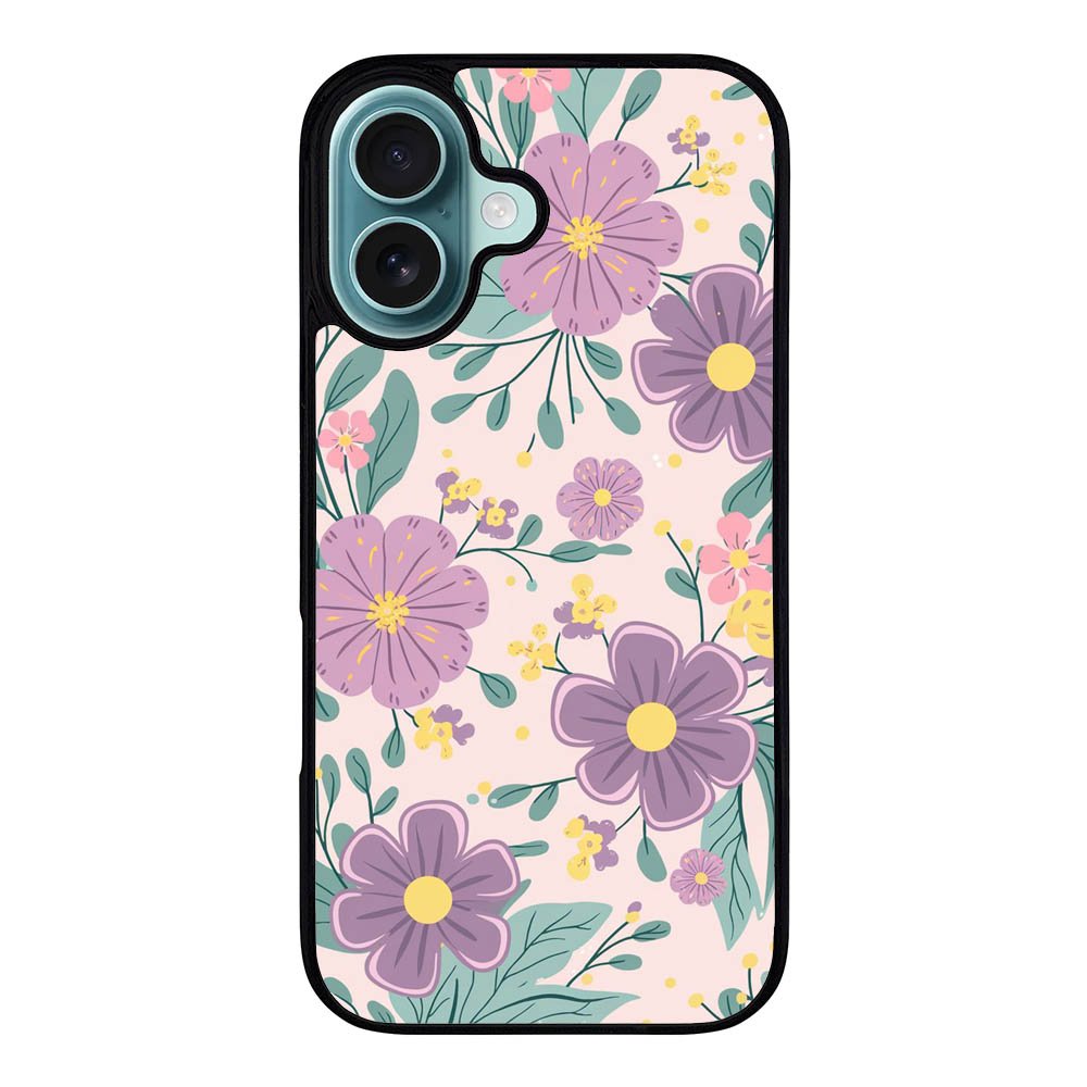 FLORAL FLOWER DL00647 iPhone 16 Case Cover