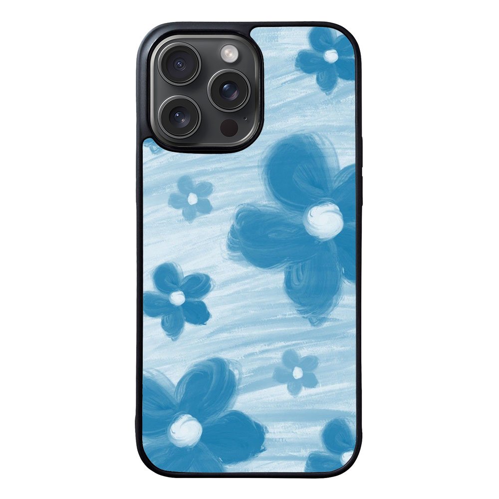 Flowers Blue MT0013_8 iPhone 16 Pro Max Case Cover