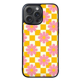 CHECKERBOARD FLOWER NA00607 iPhone 16 Pro Case Cover