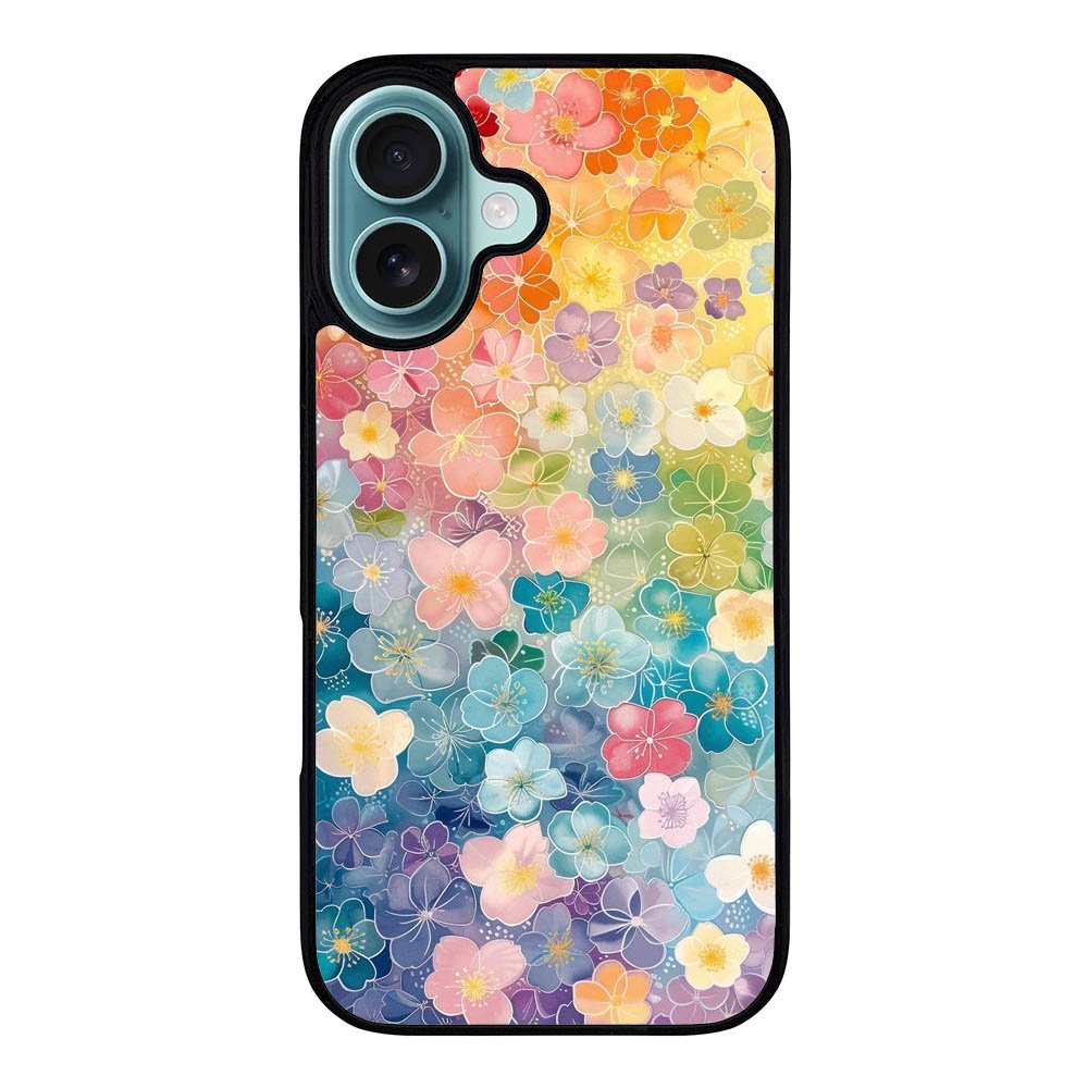 FLORAL FLOWER NA00645 iPhone 16 Plus Case Cover