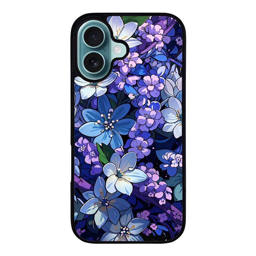 FLORAL FLOWER NA00647 iPhone 16 Case Cover