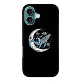 Astronout riding a whale RH0077 iPhone 16 Case Cover