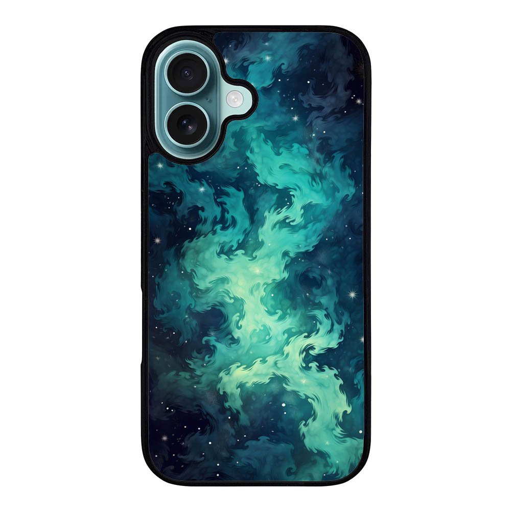 Abstract wave blue RH0204 iPhone 16 Case Cover